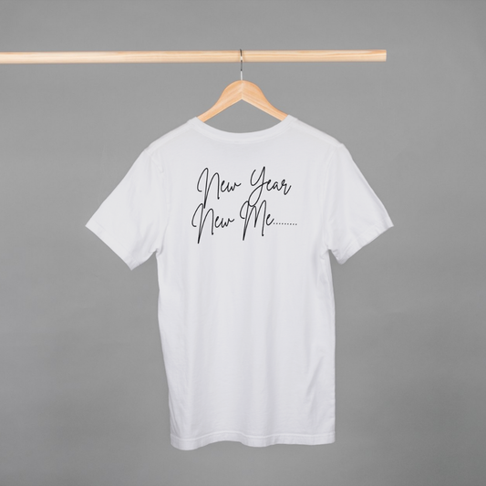 ‘New Year New Me' | Unisex Half-sleeves T-Shirt