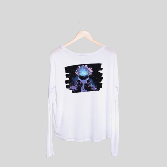 ‘Satoru Gojo’ | Artist Merch | Unisex Long-Sleeves T-Shirt