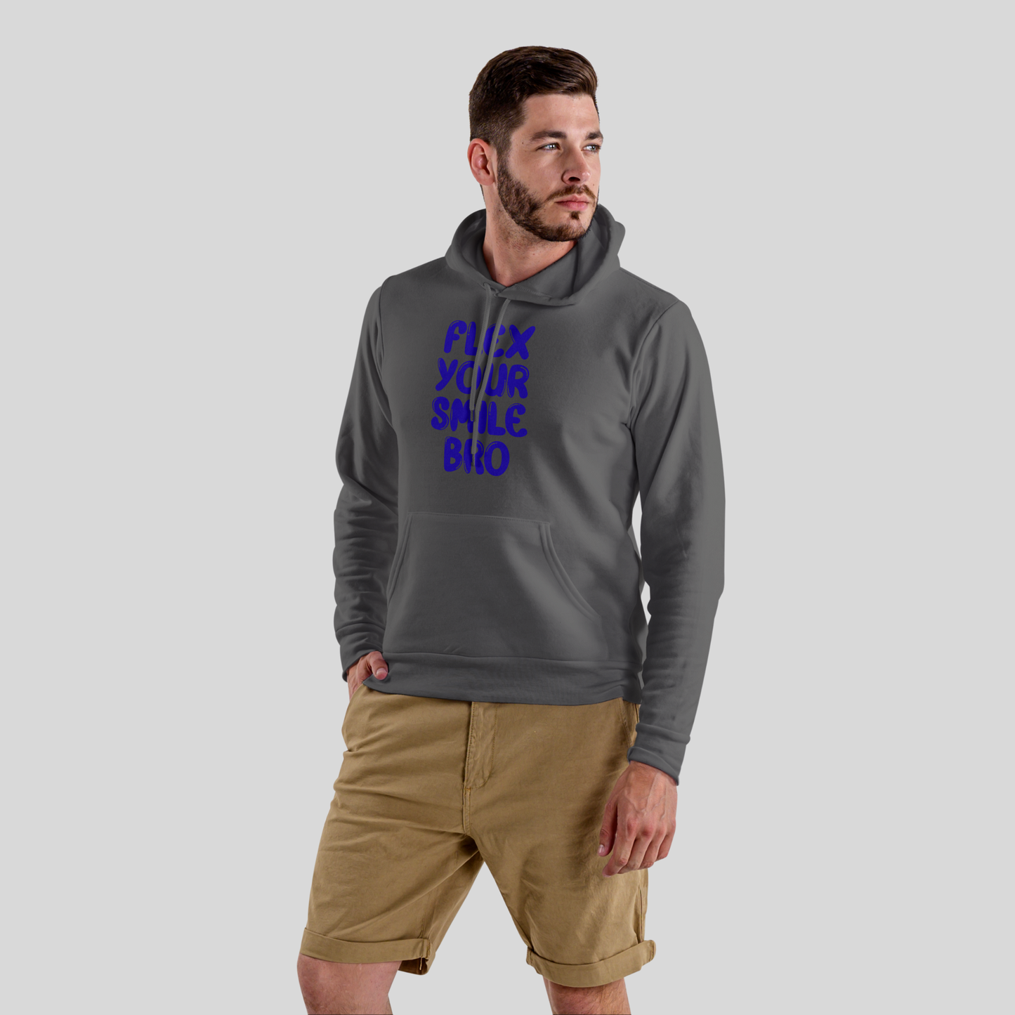 Flex your smile bro - Unisex Hoodie