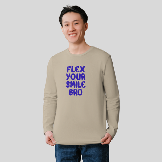 ‘Flex Your Smile Bro’ | The Boyz | Long-Sleeves T-Shirt