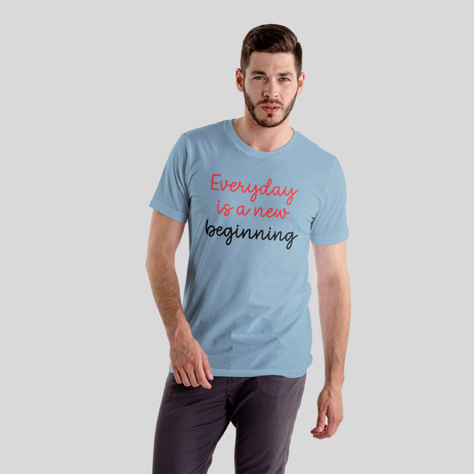 'Everyday is a new beginning' | The Boyz | Half-Sleeve T-shirt