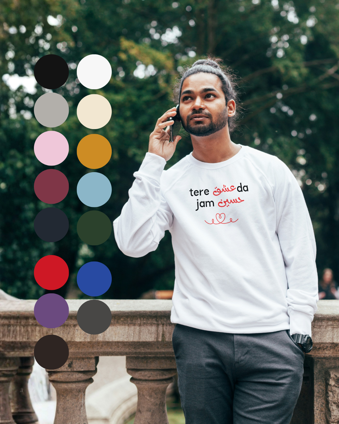 Heatbroken Collection banner featuring emotional and aesthetic streetwear