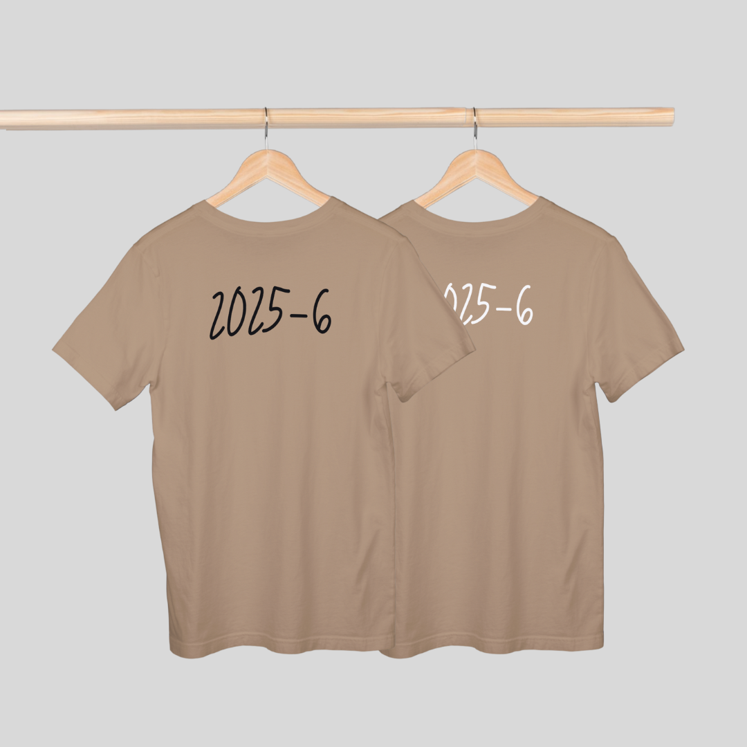 ‘2025-6 – Happy New Year' | Unisex Half-sleeves T-Shirt