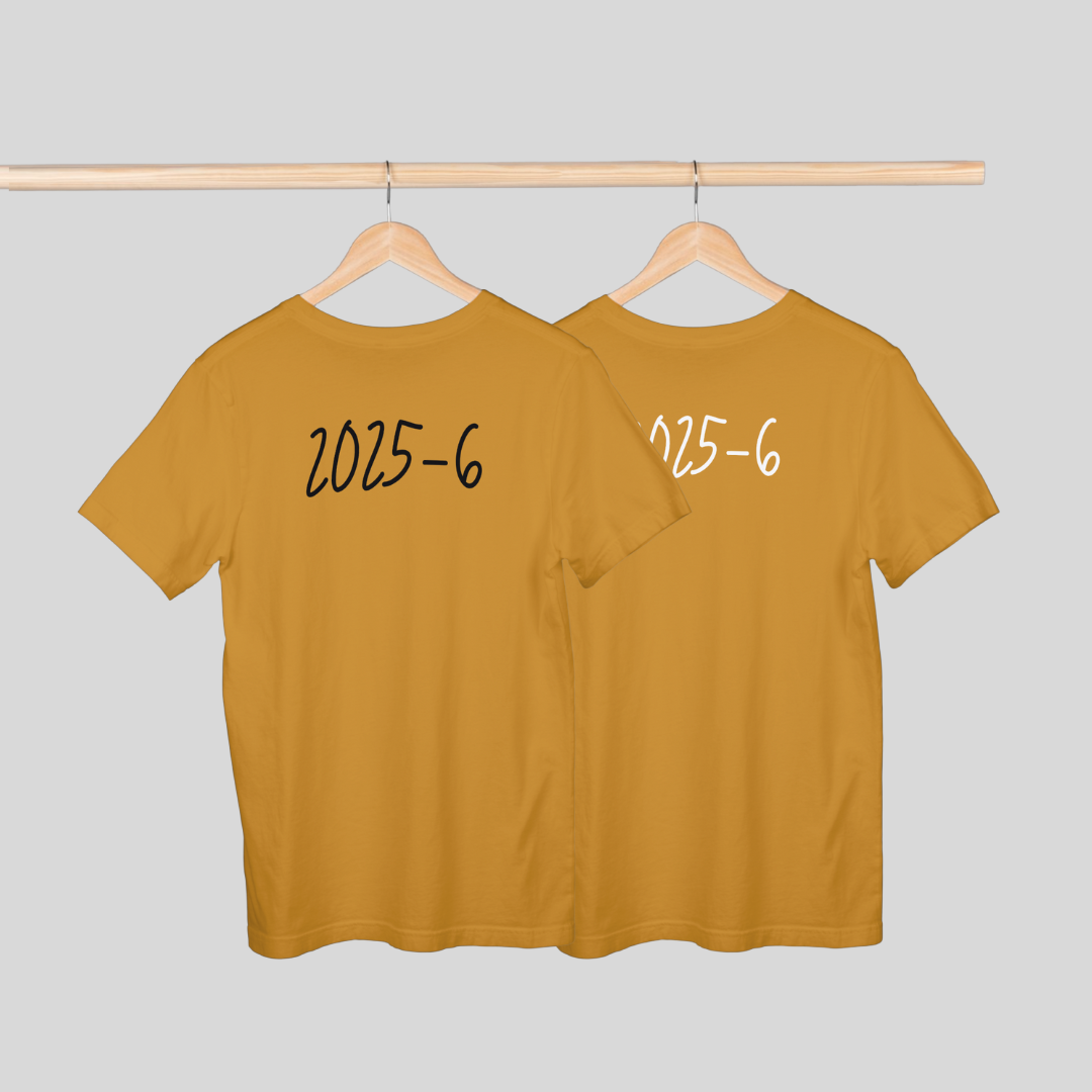 ‘2025-6 – Happy New Year' | Unisex Half-sleeves T-Shirt
