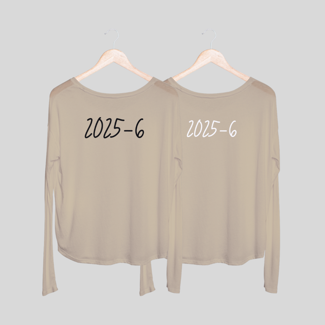 ‘2025-6 – Happy New Year’ | Unisex Long-Sleeves T-Shirt