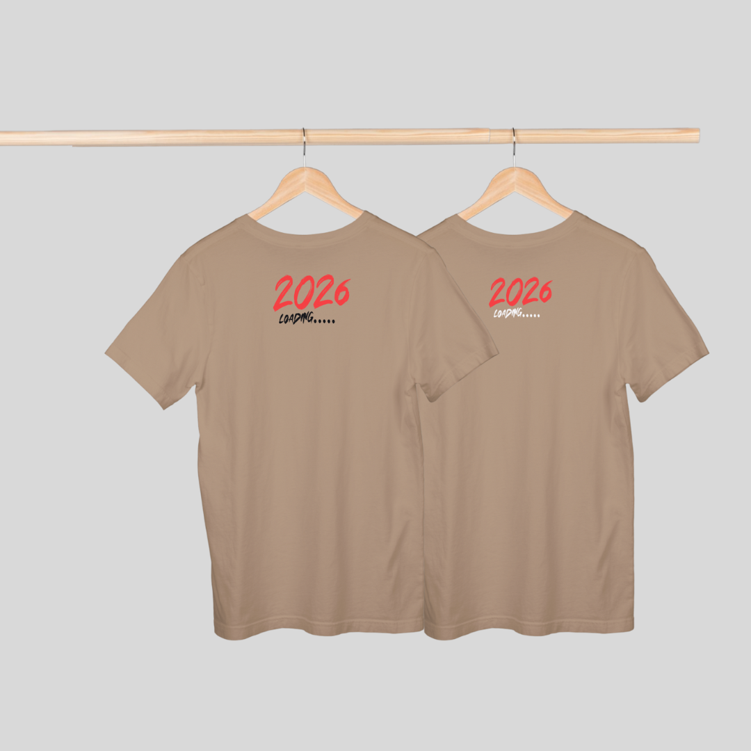 ‘2026 Loading – Happy New Year' | Unisex Half-sleeves T-Shirt