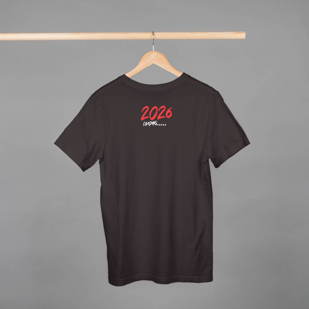 ‘2026 Loading – Happy New Year' | Unisex Half-sleeves T-Shirt