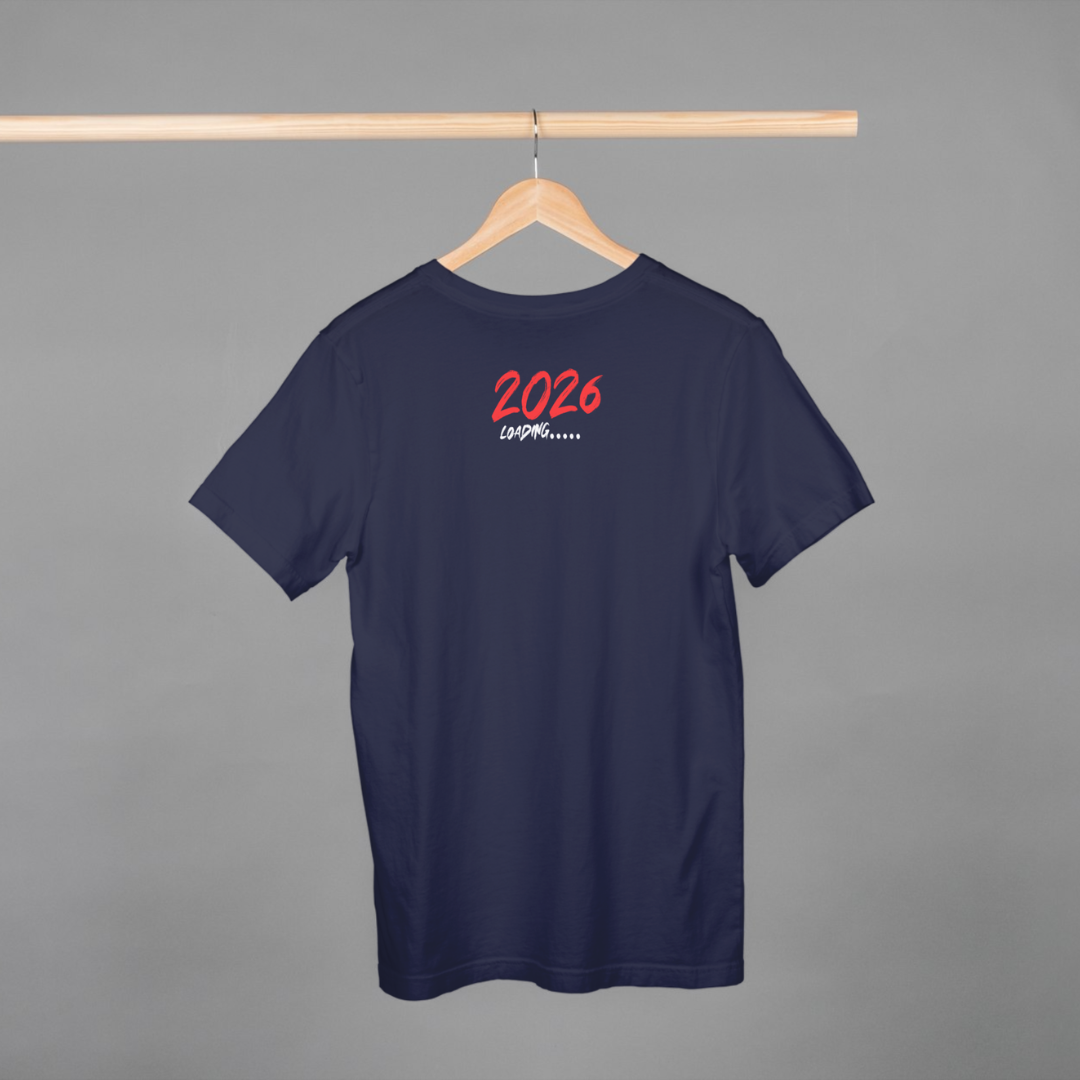‘2026 Loading – Happy New Year' | Unisex Half-sleeves T-Shirt