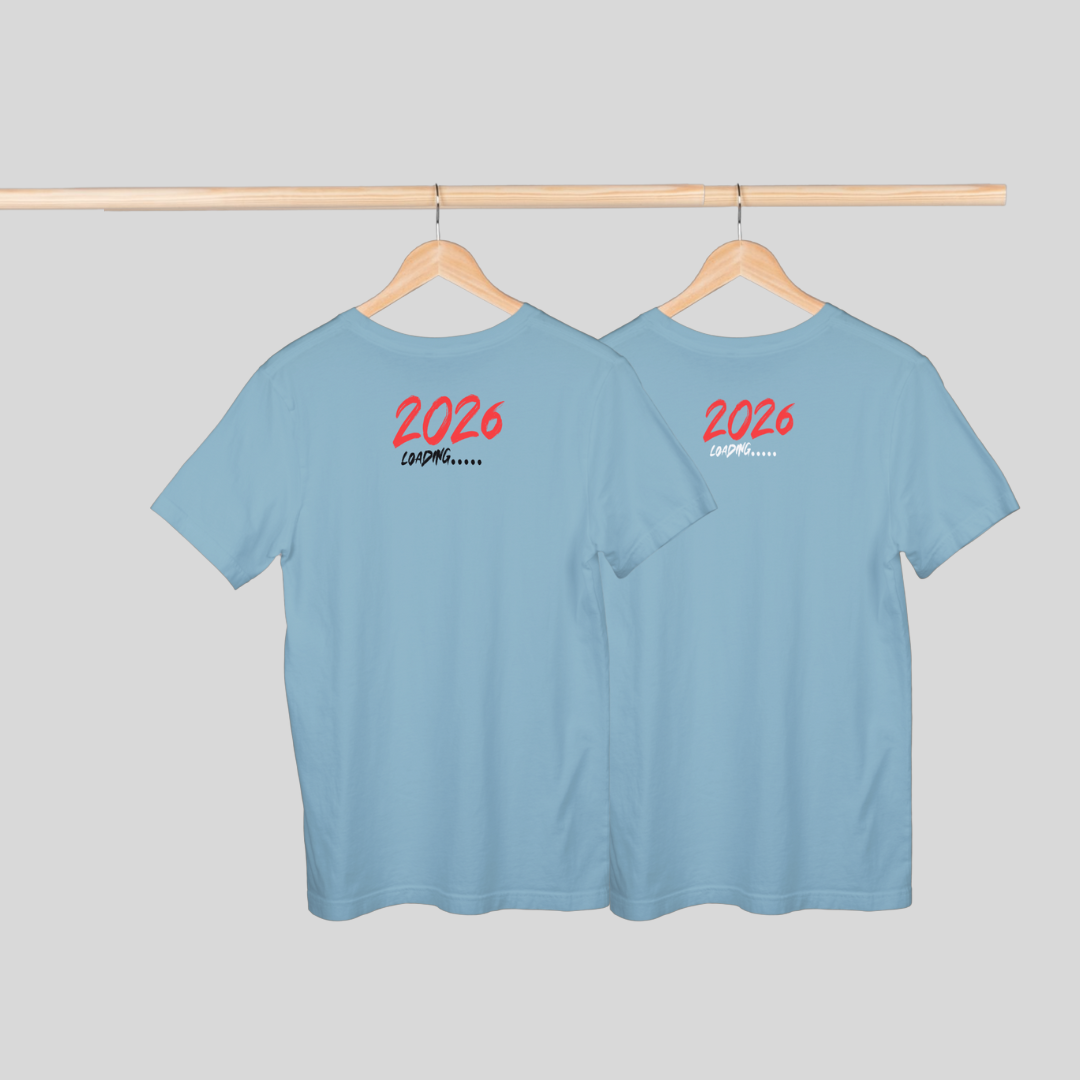 ‘2026 Loading – Happy New Year' | Unisex Half-sleeves T-Shirt