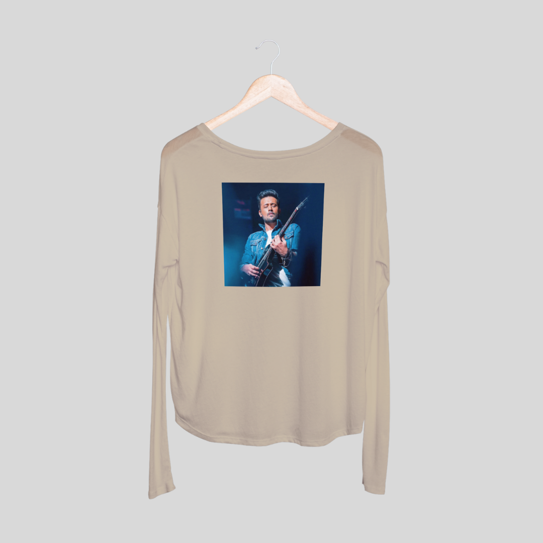 ‘Atif Aslam’ | Artist Merch | Unisex Long-Sleeves T-Shirt