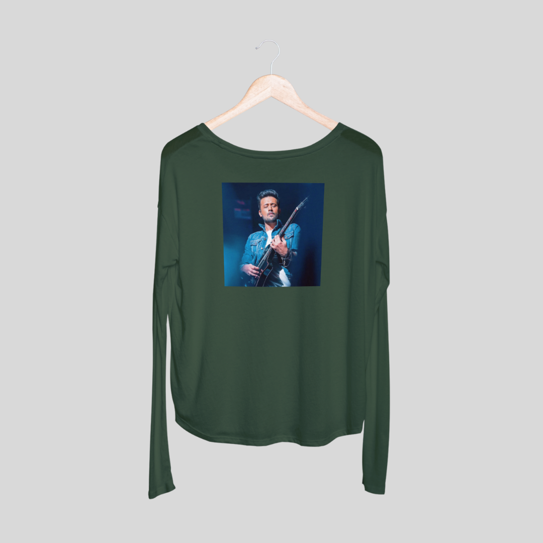 ‘Atif Aslam’ | Artist Merch | Unisex Long-Sleeves T-Shirt