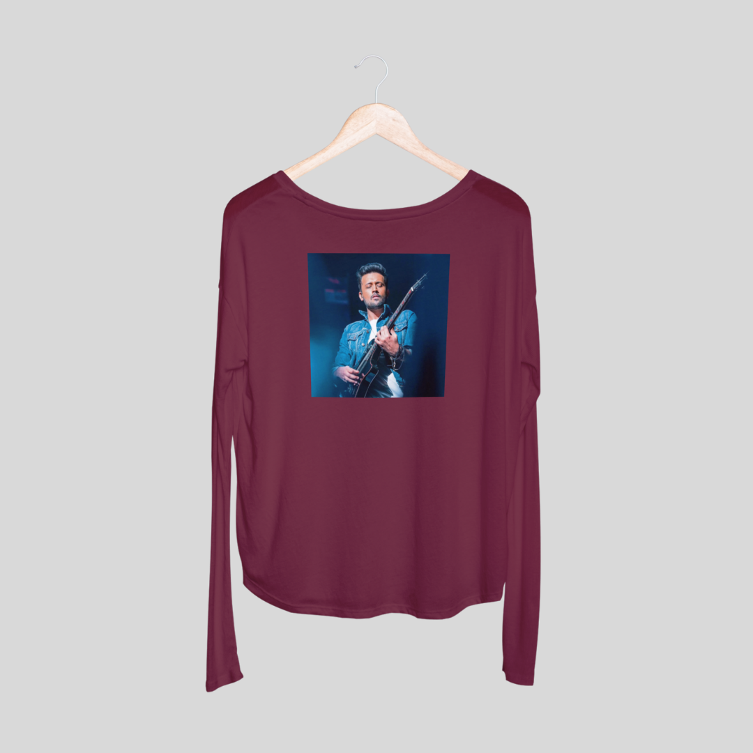 ‘Atif Aslam’ | Artist Merch | Unisex Long-Sleeves T-Shirt