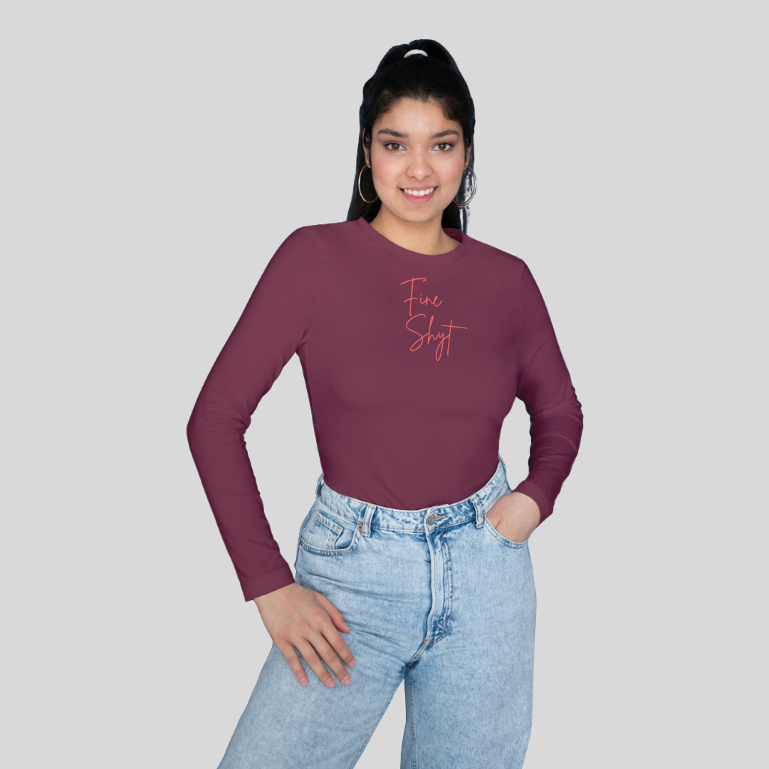 ‘Fine Shyt’ | Queen | Long-Sleeves T-Shirt