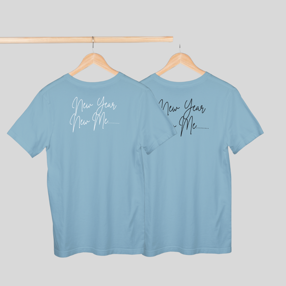 ‘New Year New Me' | Unisex Half-sleeves T-Shirt