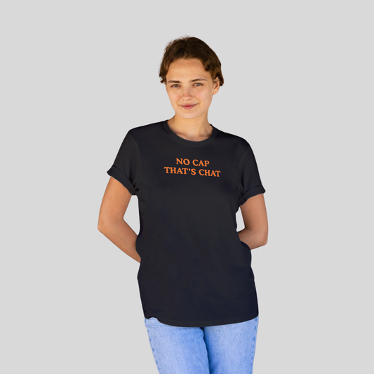 ‘No Cap That’s Chat’ | Queens | Half-sleeves T-Shirt