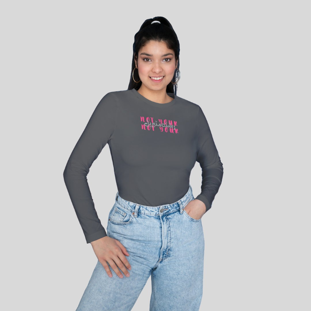 ‘Not Your Rishta Material’ | Queen | Long-Sleeves T-Shirt