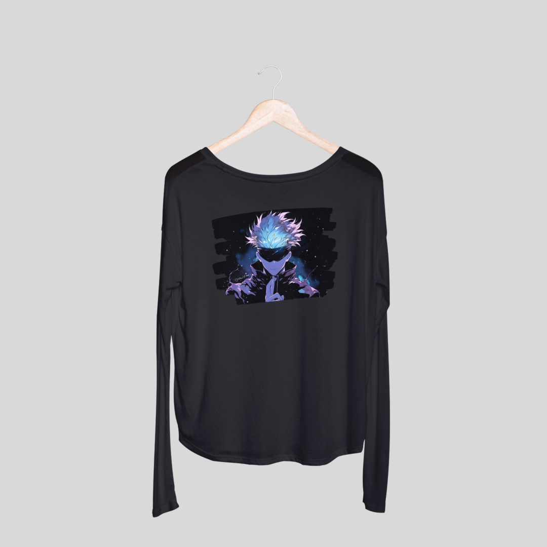 ‘Satoru Gojo’ | Artist Merch | Unisex Long-Sleeves T-Shirt