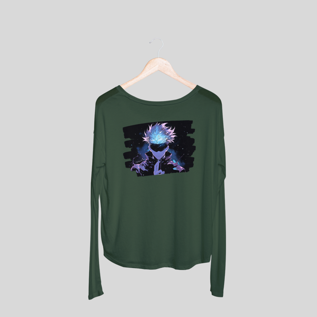 ‘Satoru Gojo’ | Artist Merch | Unisex Long-Sleeves T-Shirt