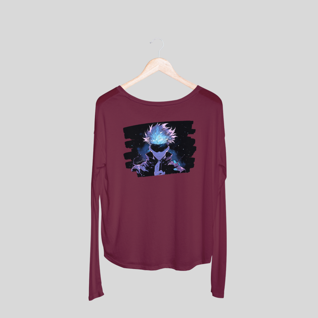 ‘Satoru Gojo’ | Artist Merch | Unisex Long-Sleeves T-Shirt