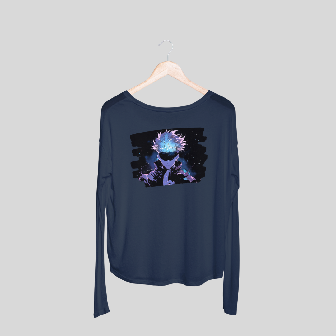 ‘Satoru Gojo’ | Artist Merch | Unisex Long-Sleeves T-Shirt