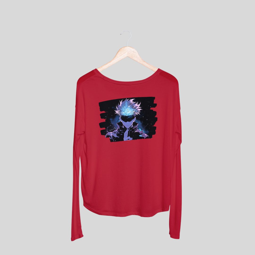 ‘Satoru Gojo’ | Artist Merch | Unisex Long-Sleeves T-Shirt