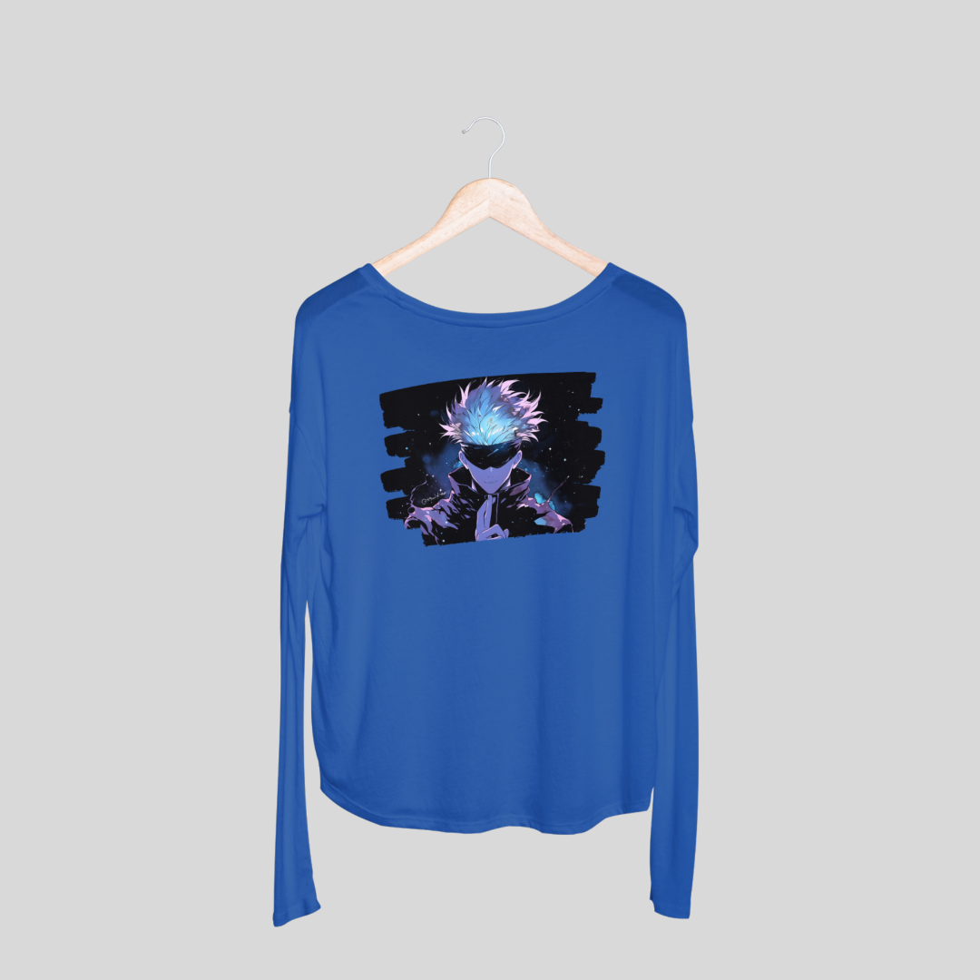 ‘Satoru Gojo’ | Artist Merch | Unisex Long-Sleeves T-Shirt