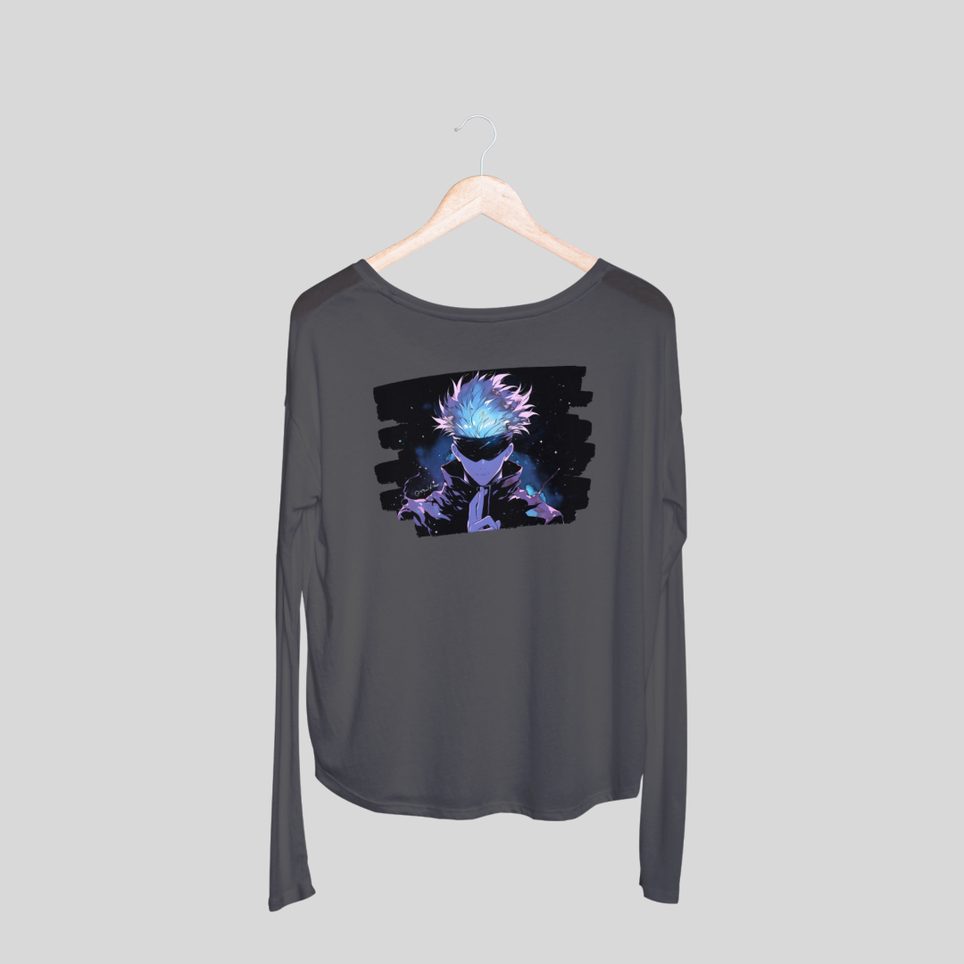 ‘Satoru Gojo’ | Artist Merch | Unisex Long-Sleeves T-Shirt