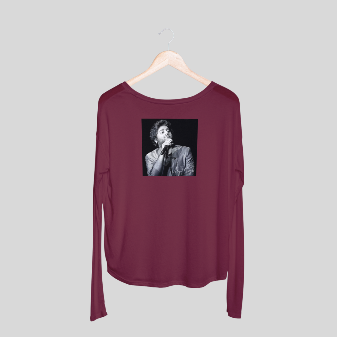 ‘Arijit Singh’ | Artist Merch | Unisex Long-Sleeves T-Shirt