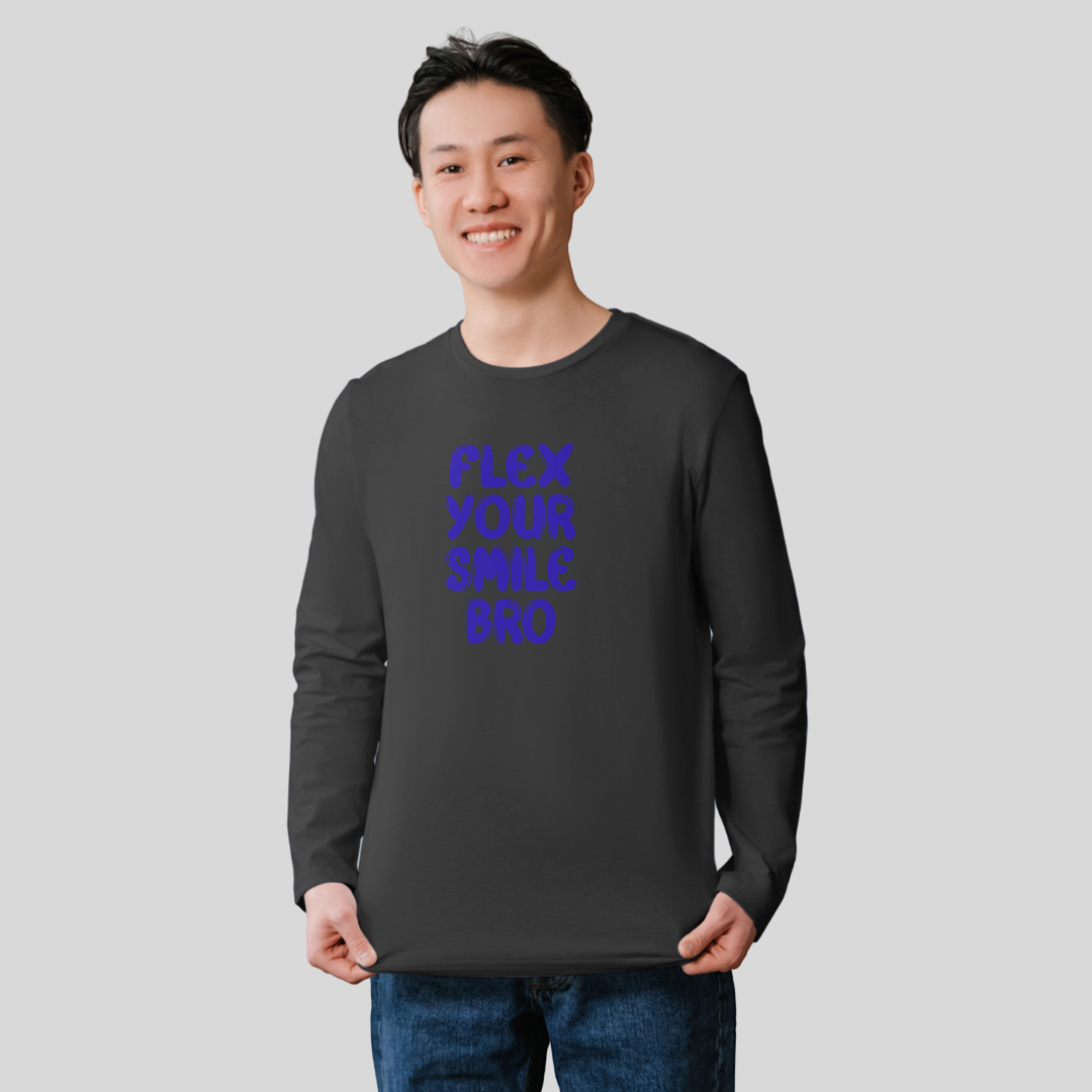 ‘Flex Your Smile Bro’ | The Boyz | Long-Sleeves T-Shirt