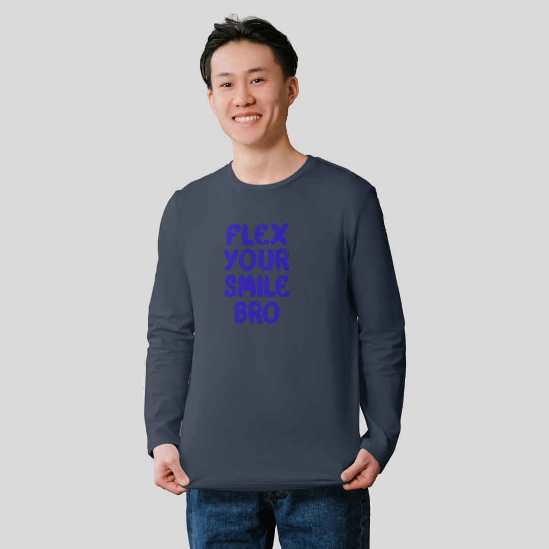 ‘Flex Your Smile Bro’ | The Boyz | Long-Sleeves T-Shirt