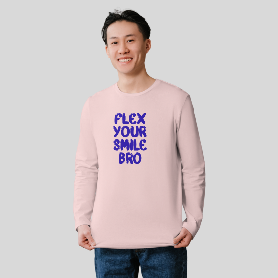 ‘Flex Your Smile Bro’ | The Boyz | Long-Sleeves T-Shirt