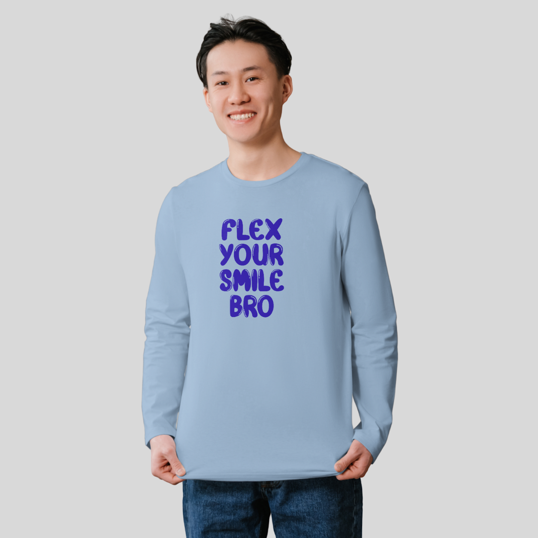 ‘Flex Your Smile Bro’ | The Boyz | Long-Sleeves T-Shirt
