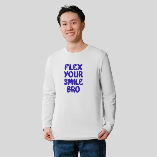 ‘Flex Your Smile Bro’ | The Boyz | Long-Sleeves T-Shirt