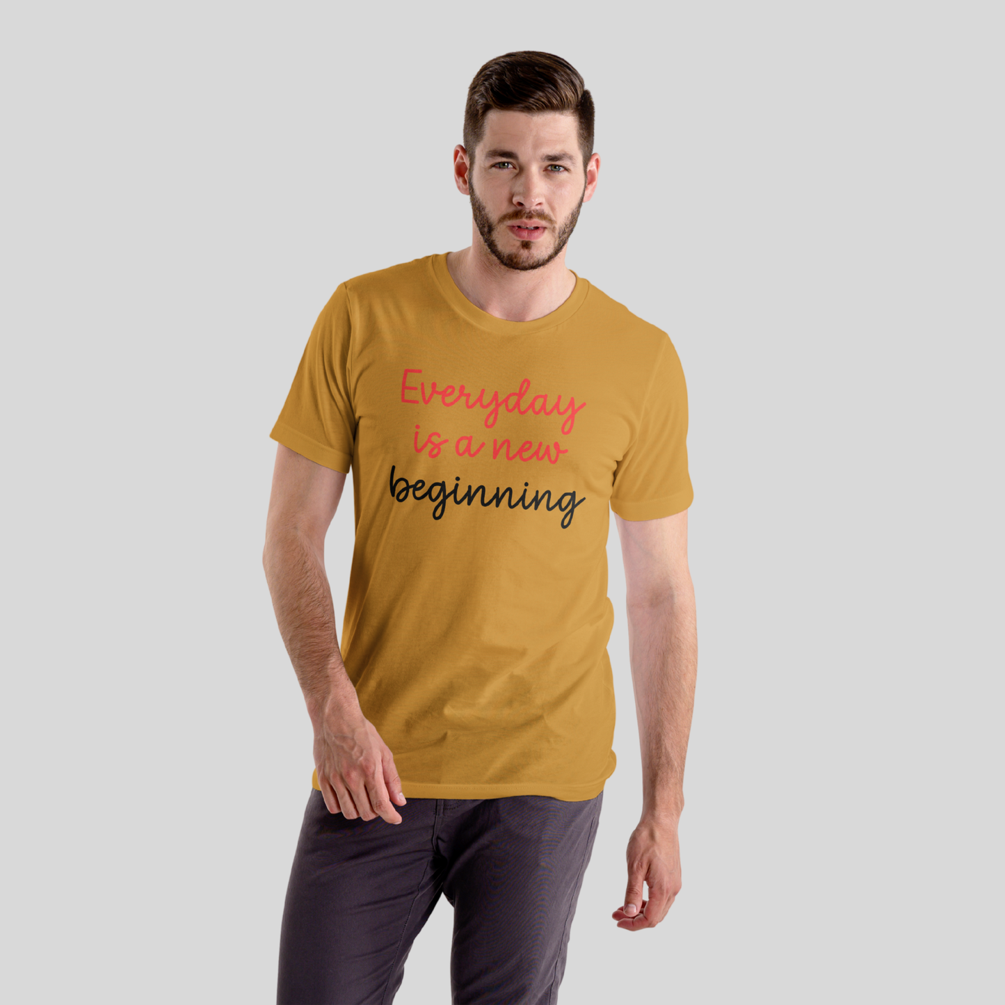 Everyday is a new beginning  - Unisex Pure Cotton T-Shirt