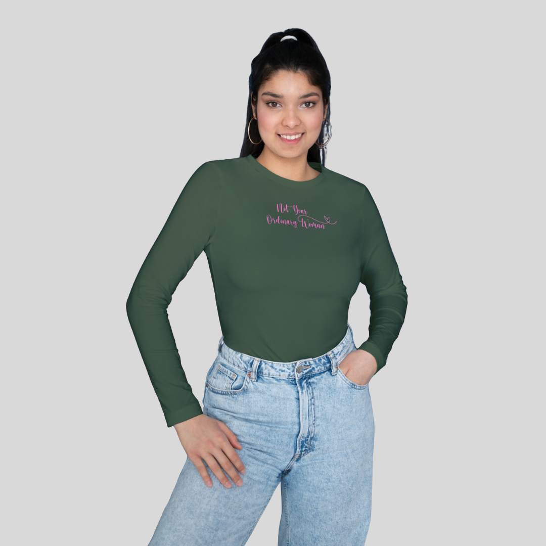 ‘Not Your Ordinary Women’ | Queen | Long-Sleeves T-Shirt