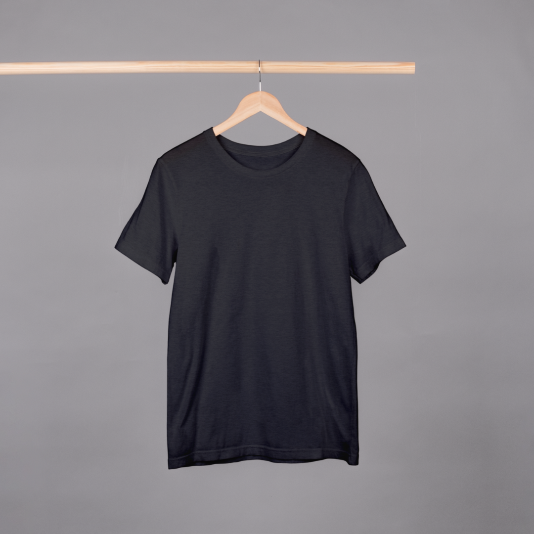 'Plain wear' | Unisex Half-sleeves T-Shirt